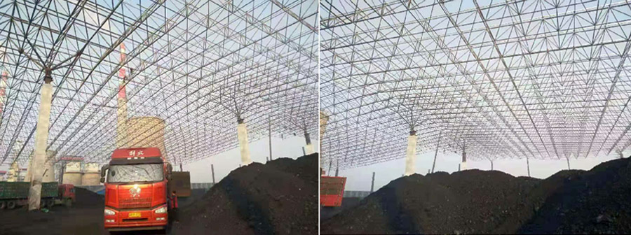 誠(chéng)峰熱電廠儲(chǔ)煤棚封閉項(xiàng)目網(wǎng)架工程 誠(chéng)峰熱電廠儲(chǔ)煤棚封閉項(xiàng)目網(wǎng)架工程