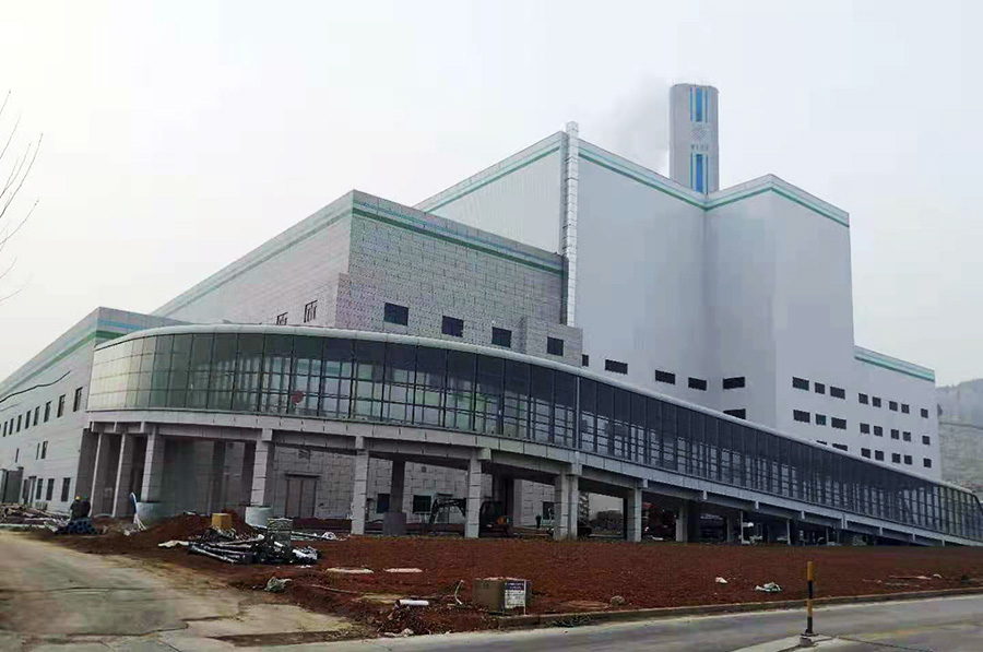 棗莊中科垃圾焚燒發(fā)電改擴建項目網架工程 棗莊中科垃圾焚燒發(fā)電改擴建項目網架工程