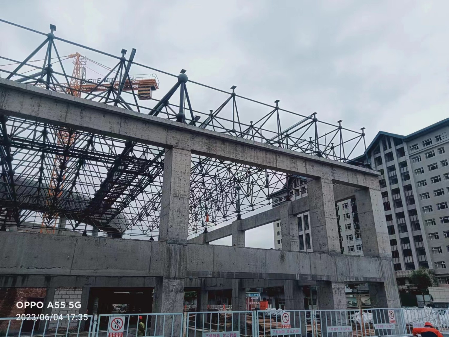 山東華中重鋼工程案例——定西職業(yè)技術(shù)學(xué)院體育館(體育館)