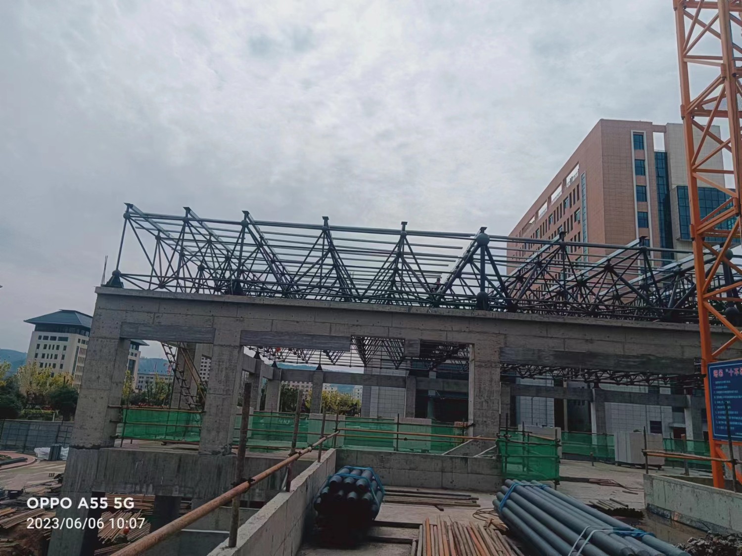 山東華中重鋼工程案例——定西職業(yè)技術(shù)學(xué)院體育館(體育館)